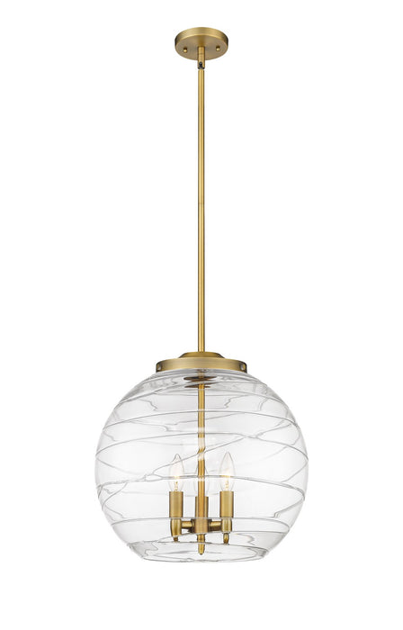 Innovations 221-3S-BB-G1213-16-LED LED Pendant, Brushed Brass
