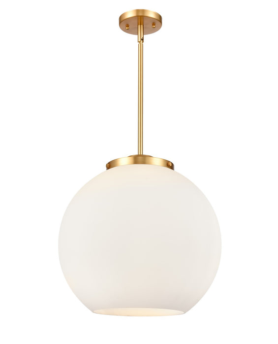 Innovations 221-3S-SG-G121-16 Three Light Pendant, Satin Gold