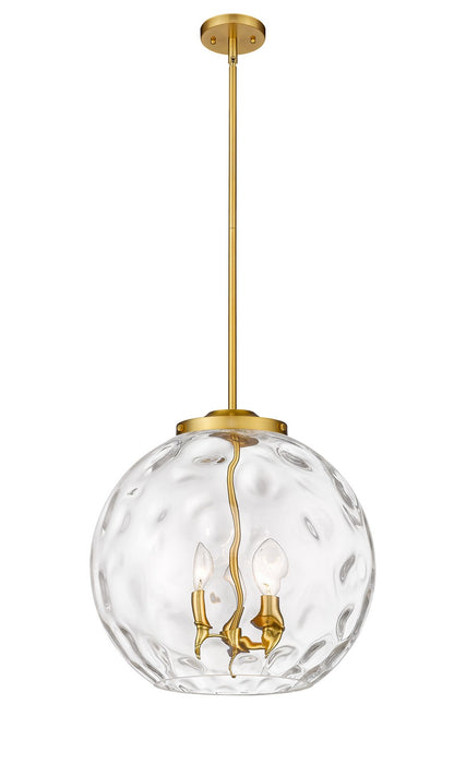 Innovations 221-3S-SG-G1215-16 Three Light Pendant, Satin Gold