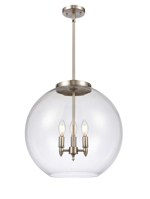 Innovations 221-3S-SN-G122-18-LED LED Pendant, Brushed Satin Nickel