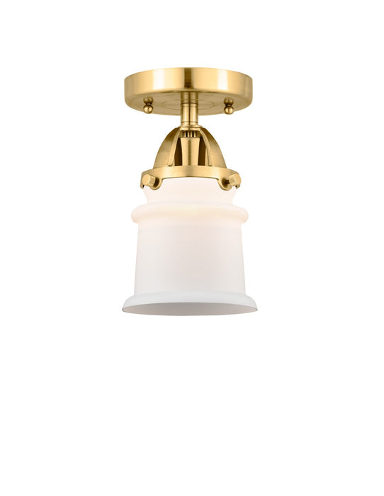 Innovations 288-1C-SG-G181S One Light Semi-Flush Mount, Satin Gold