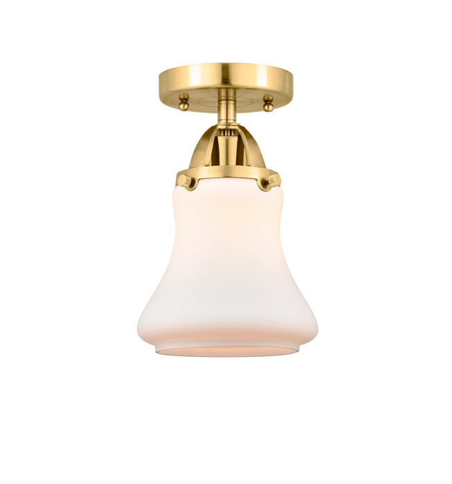 Innovations 288-1C-SG-G191-LED LED Semi-Flush Mount, Satin Gold