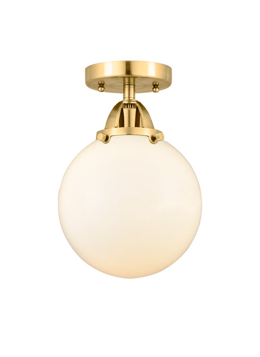 Innovations 288-1C-SG-G201-8-LED LED Semi-Flush Mount, Satin Gold