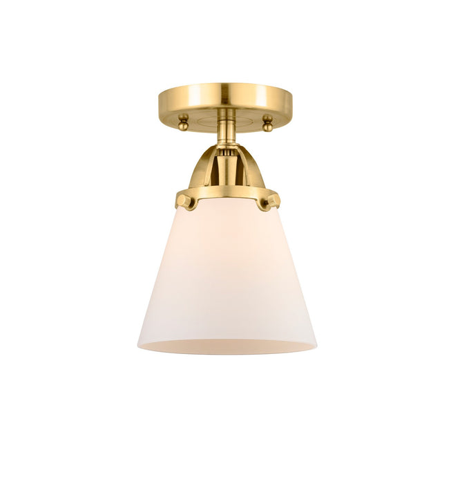 Innovations 288-1C-SG-G61-LED LED Semi-Flush Mount, Satin Gold