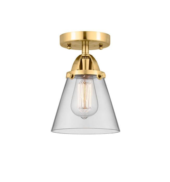 Innovations 288-1C-SG-G62 One Light Semi-Flush Mount, Satin Gold