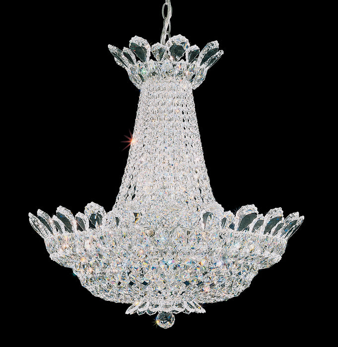 Schonbek 5871H 24 Light Chandelier, Polished Stainless Steel