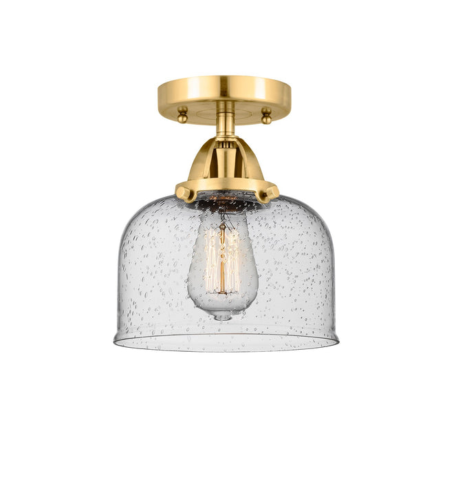 Innovations 288-1C-SG-G74-LED LED Semi-Flush Mount, Satin Gold