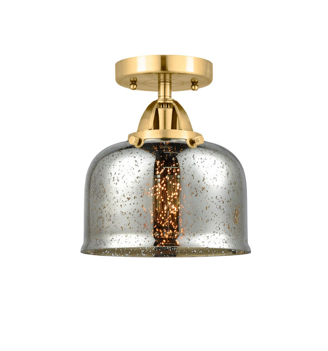 Innovations 288-1C-SG-G78-LED LED Semi-Flush Mount, Satin Gold