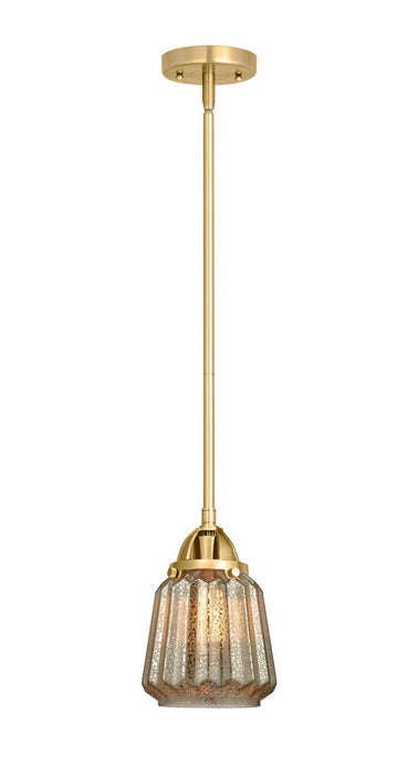 Innovations 288-1S-SG-G146 One Light Mini Pendant, Satin Gold