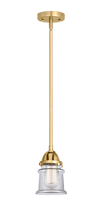 Innovations 288-1S-SG-G182S One Light Mini Pendant, Satin Gold