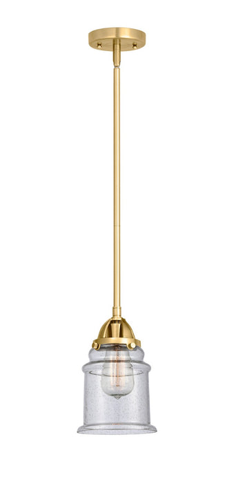 Innovations 288-1S-SG-G184 One Light Mini Pendant, Satin Gold