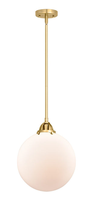 Innovations 288-1S-SG-G201-12 One Light Mini Pendant, Satin Gold