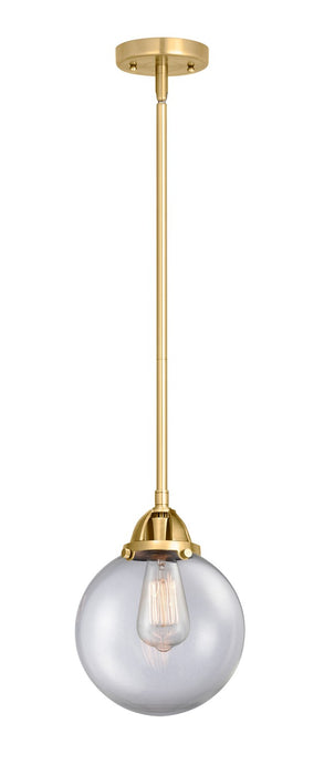 Innovations 288-1S-SG-G202-8 One Light Mini Pendant, Satin Gold
