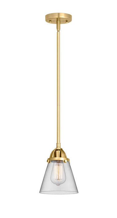 Innovations 288-1S-SG-G62 One Light Mini Pendant, Satin Gold