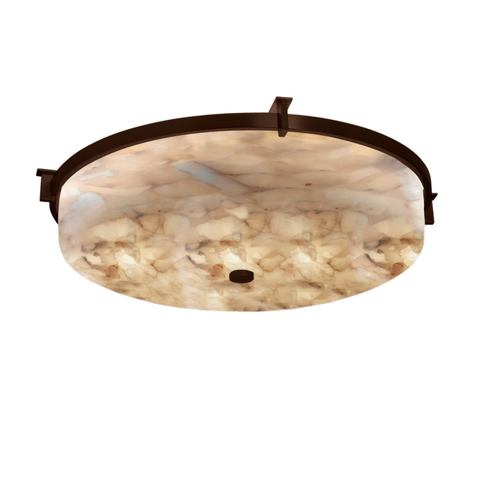 Justice Designs ALR-8988-DBRZ LED Flush-Mount, Dark Bronze