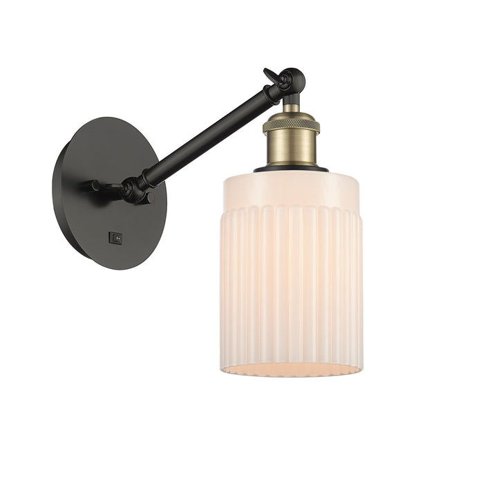Innovations 317-1W-BAB-G341-LED LED Wall Sconce, Black Antique Brass