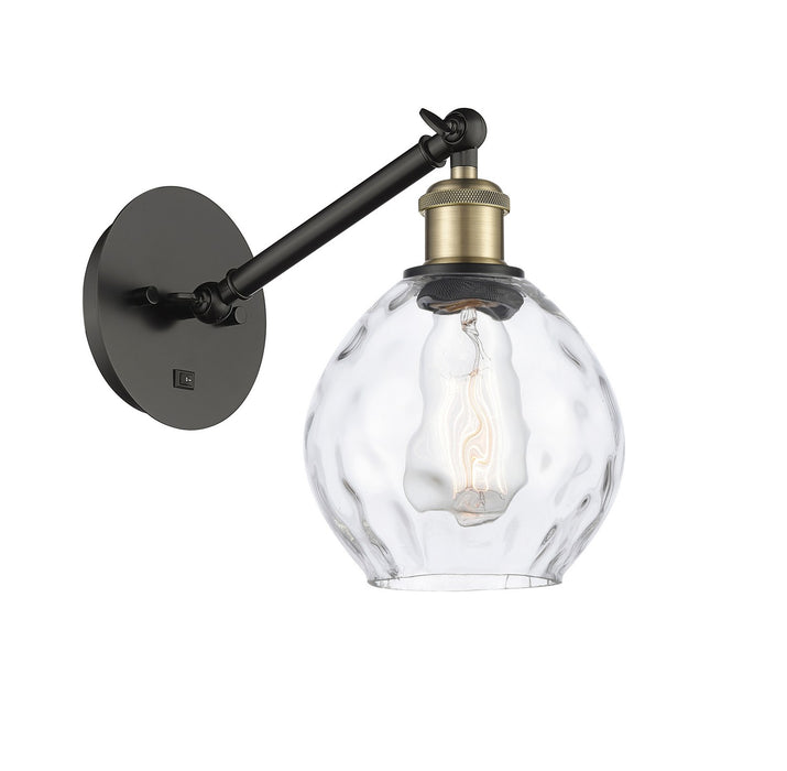 Innovations 317-1W-BAB-G362 One Light Wall Sconce, Black Antique Brass