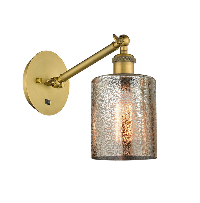 Innovations 317-1W-BB-G116-LED LED Wall Sconce, Brushed Brass