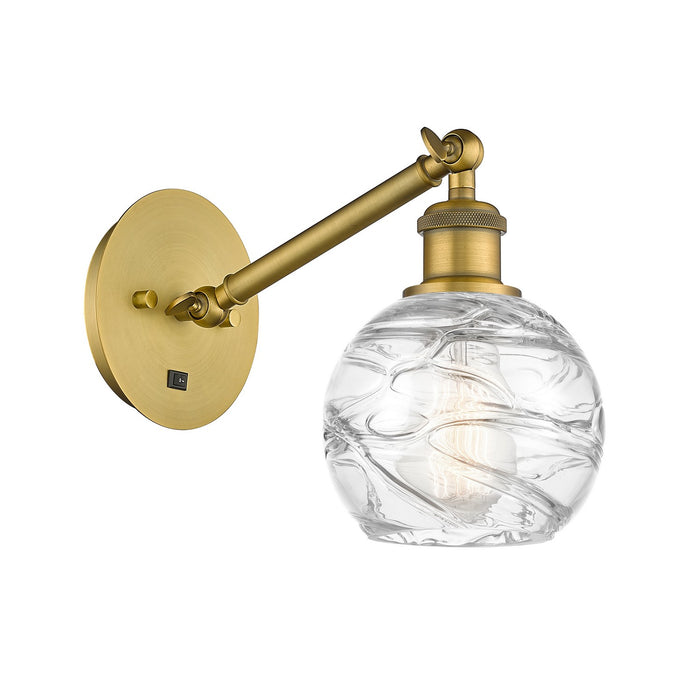 Innovations 317-1W-BB-G1213-6-LED LED Wall Sconce, Brushed Brass
