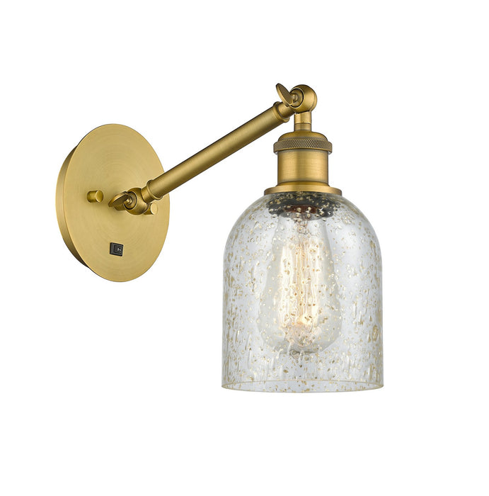 Innovations 317-1W-BB-G259 One Light Wall Sconce, Brushed Brass