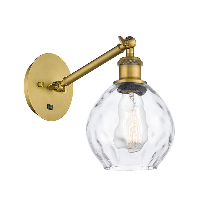 Innovations 317-1W-BB-G362 One Light Wall Sconce, Brushed Brass