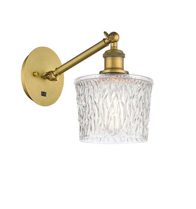 Innovations 317-1W-BB-G402-LED LED Wall Sconce, Brushed Brass