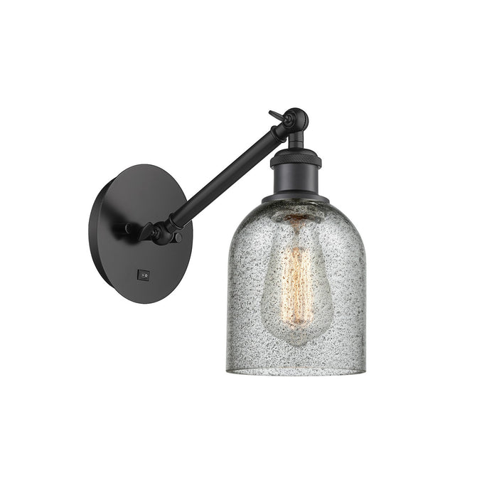 Innovations 317-1W-BK-G257-LED LED Wall Sconce, Matte Black
