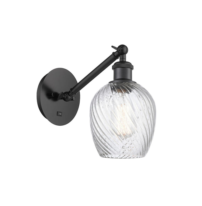Innovations 317-1W-BK-G292-LED LED Wall Sconce, Matte Black