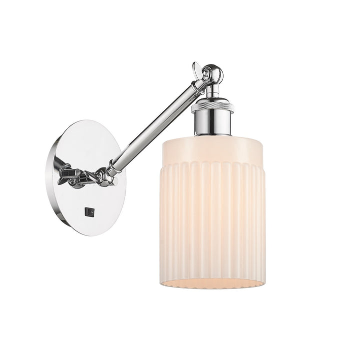 Innovations 317-1W-PC-G341 One Light Wall Sconce, Polished Chrome