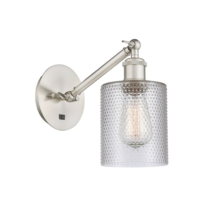 Innovations 317-1W-SN-G112-LED LED Wall Sconce, Brushed Satin Nickel