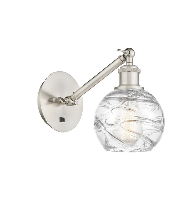 Innovations 317-1W-SN-G1213-6-LED LED Wall Sconce, Brushed Satin Nickel