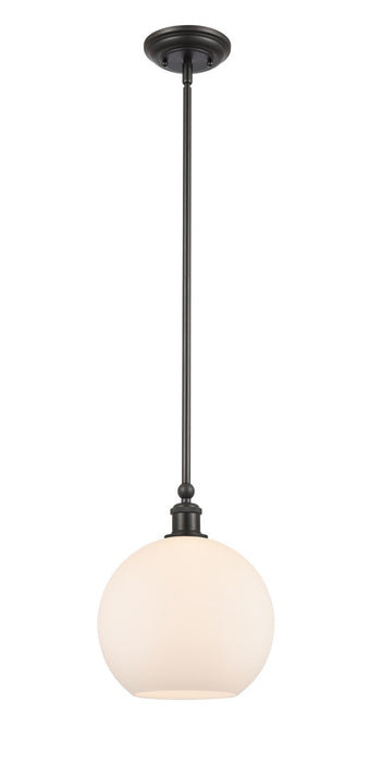 Innovations 341-1S-BK-G121-10-LED LED Mini Pendant, Matte Black