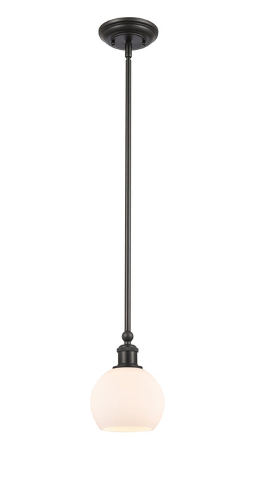 Innovations 341-1S-BK-G121-6-LED LED Mini Pendant, Matte Black