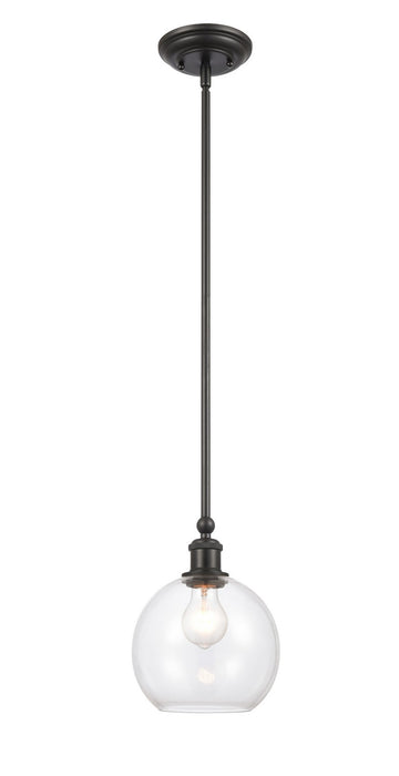 Innovations 341-1S-BK-G122-8-LED LED Mini Pendant, Matte Black