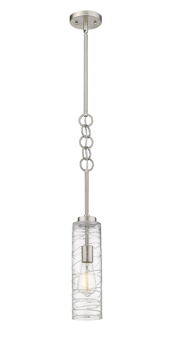 Innovations 380-1S-SN-G381-4CL One Light Mini Pendant, Brushed Satin Nickel