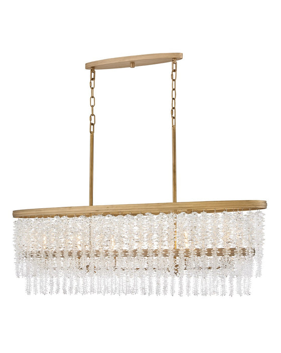 Fredrick Ramond FR41496BNG LED Linear Pendant, Burnished Gold