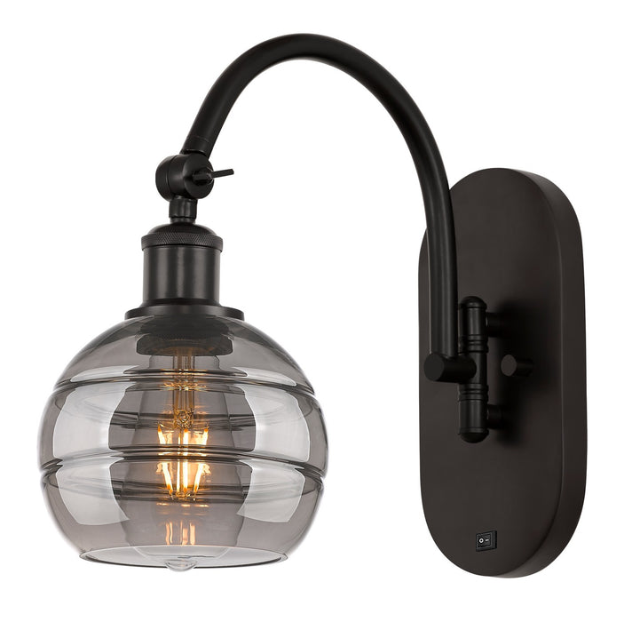 Innovations 518-1W-OB-G556-6SM One Light Wall Sconce, Oil Rubbed Bronze