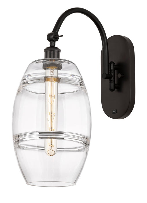 Innovations 518-1W-OB-G557-8CL One Light Wall Sconce, Oil Rubbed Bronze