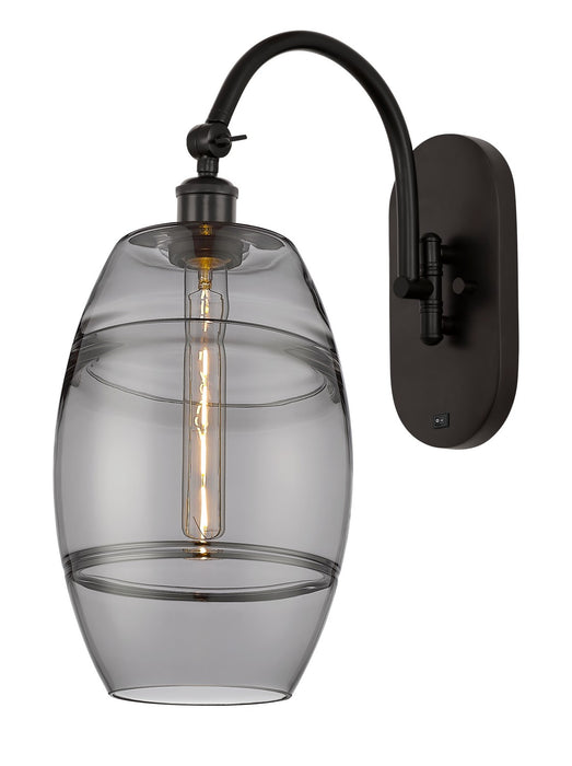 Innovations 518-1W-OB-G557-8SM One Light Wall Sconce, Oil Rubbed Bronze