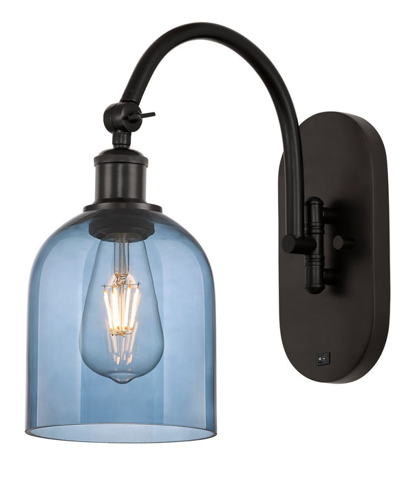 Innovations 518-1W-OB-G558-6BL One Light Wall Sconce, Oil Rubbed Bronze