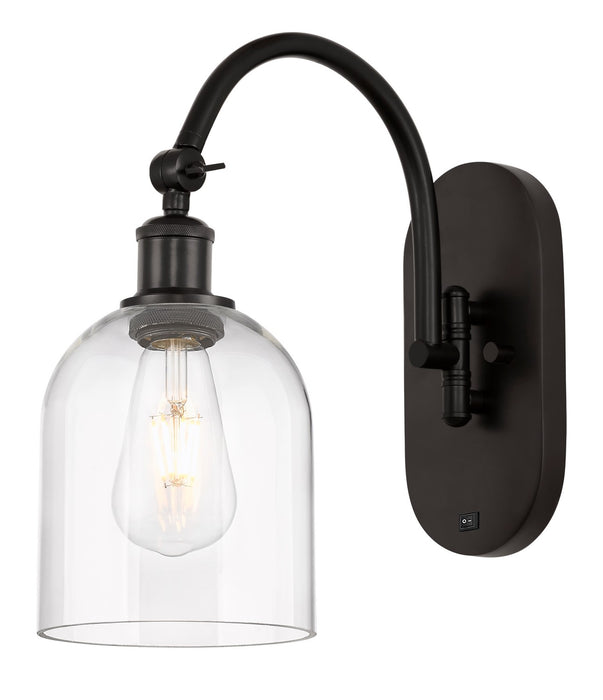 Innovations 518-1W-OB-G558-6CL One Light Wall Sconce, Oil Rubbed Bronze