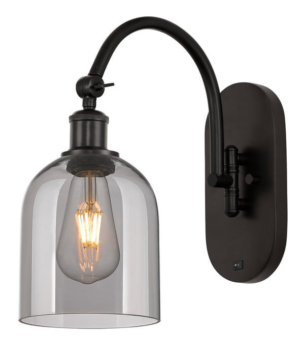 Innovations 518-1W-OB-G558-6SM One Light Wall Sconce, Oil Rubbed Bronze