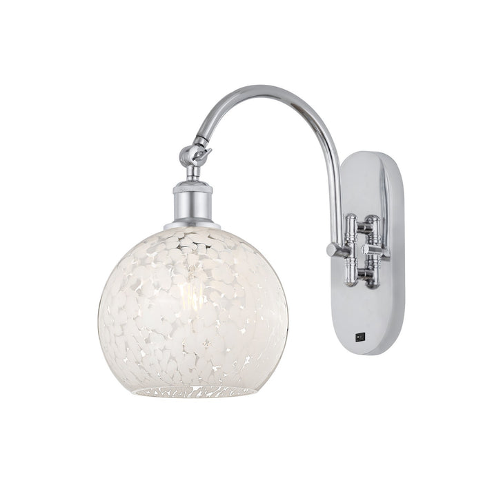 Innovations 518-1W-PC-G1216-8WM LED Wall Sconce, Polished Chrome