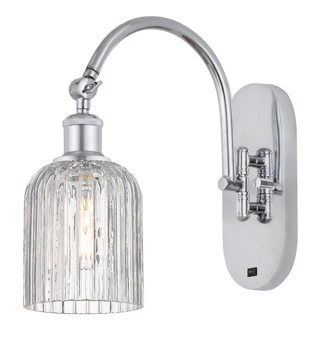 Innovations 518-1W-PC-G559-5CL One Light Wall Sconce, Polished Chrome