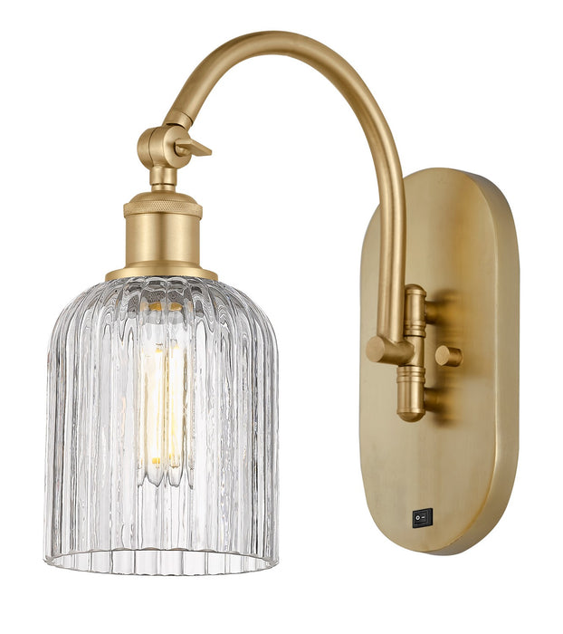 Innovations 518-1W-SG-G559-5CL One Light Wall Sconce, Satin Gold