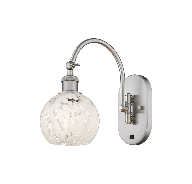 Innovations 518-1W-SN-G1216-6WM LED Wall Sconce, Brushed Satin Nickel