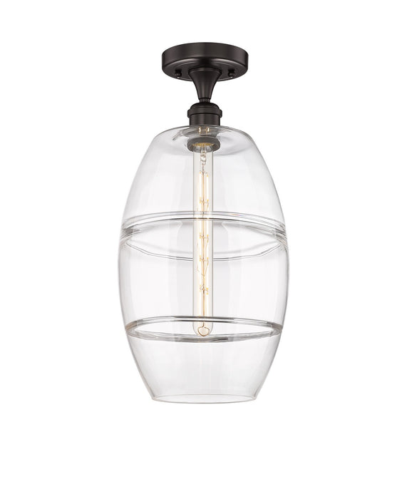 Innovations 616-1F-OB-G557-10CL One Light Semi-Flush Mount, Oil Rubbed Bronze