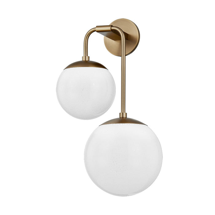 Troy Lighting B1122-PBR Two Light Wall Sconce, Patina Brass