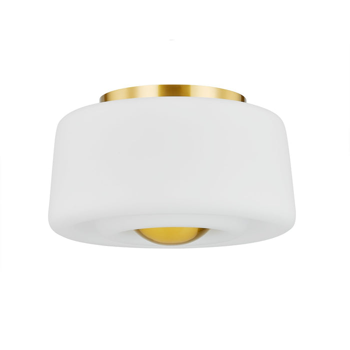 Mitzi H837502-AGB Two Light Flush Mount, Aged Brass