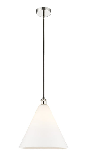 Innovations 616-1S-PN-GBC-161 One Light Pendant, Polished Nickel
